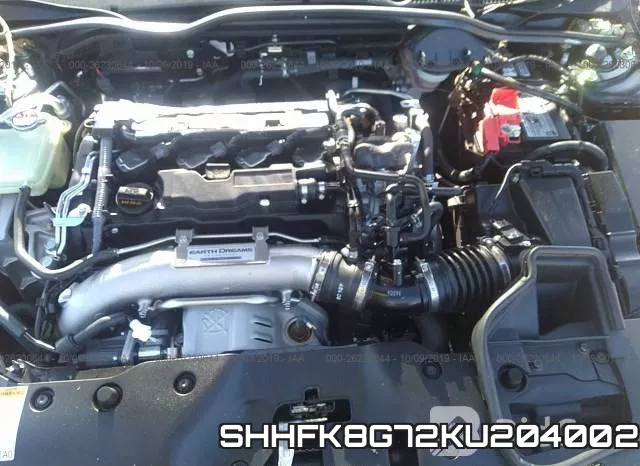 SHHFK8G72KU204002 фото 2