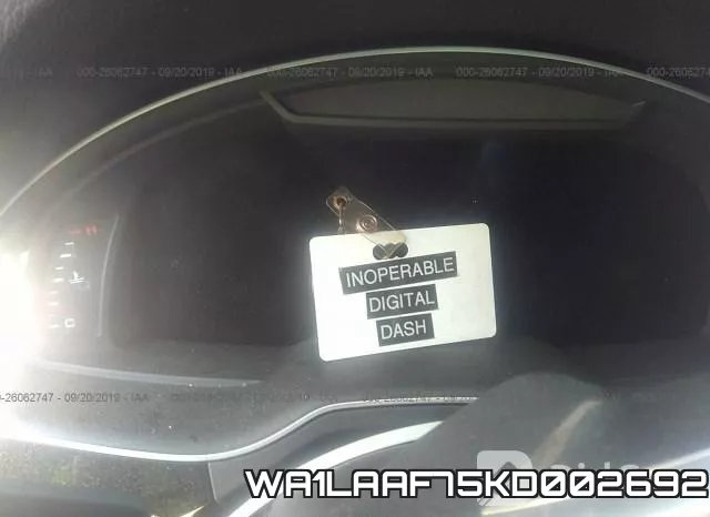 WA1LAAF75KD002692 фото 8