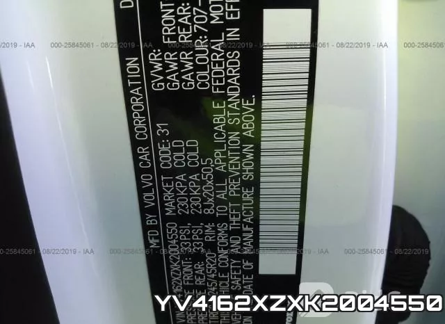 YV4162XZXK2004550 фото 10