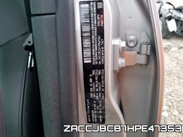 ZACCJBCB7HPE47353 фото 2
