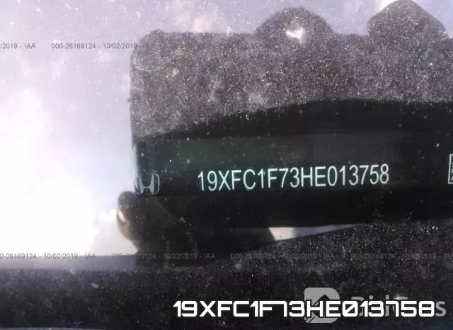 19XFC1F73HE013758 фото 10