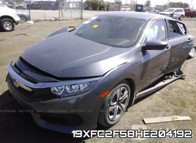 19XFC2F58HE204192 фото 3