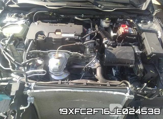 19XFC2F76JE024538 фото 2