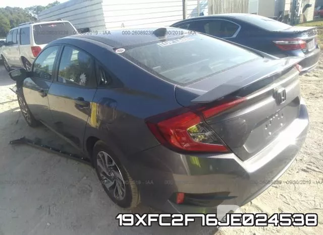 19XFC2F76JE024538 фото 4