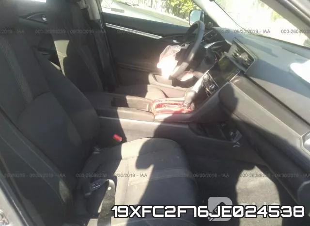 19XFC2F76JE024538 фото 6