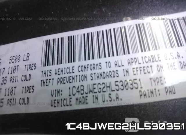 1C4BJWEG2HL530351 фото 10
