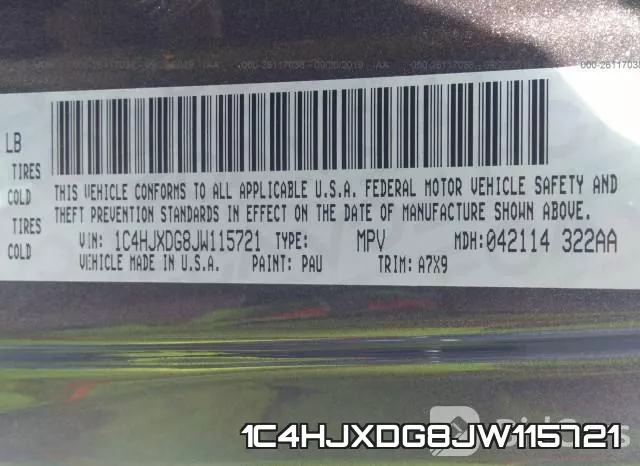 1C4HJXDG8JW115721 фото 10