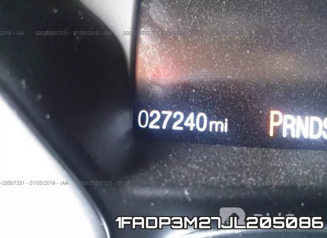 1FADP3M27JL205086 фото 8