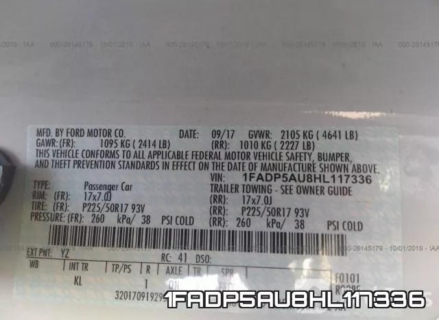 1FADP5AU8HL117336 фото 10