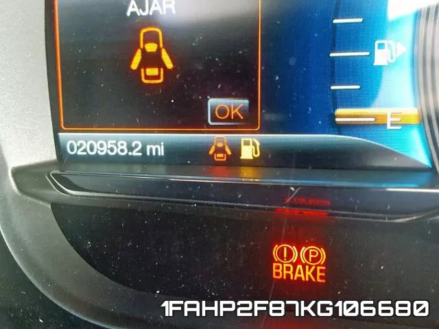 1FAHP2F87KG106680 фото 9