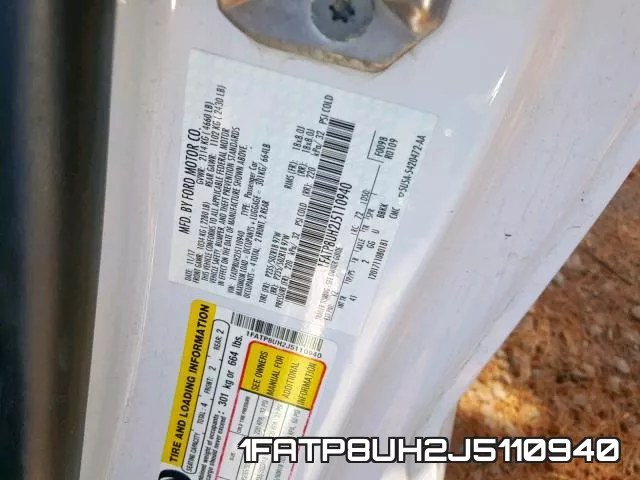 1FATP8UH2J5110940 фото 2