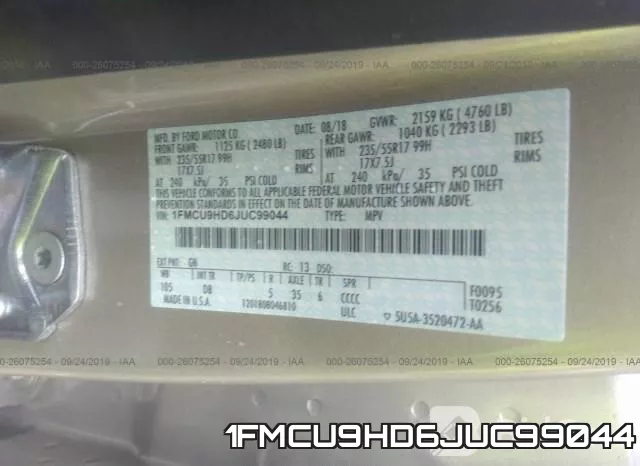 1FMCU9HD6JUC99044 фото 10