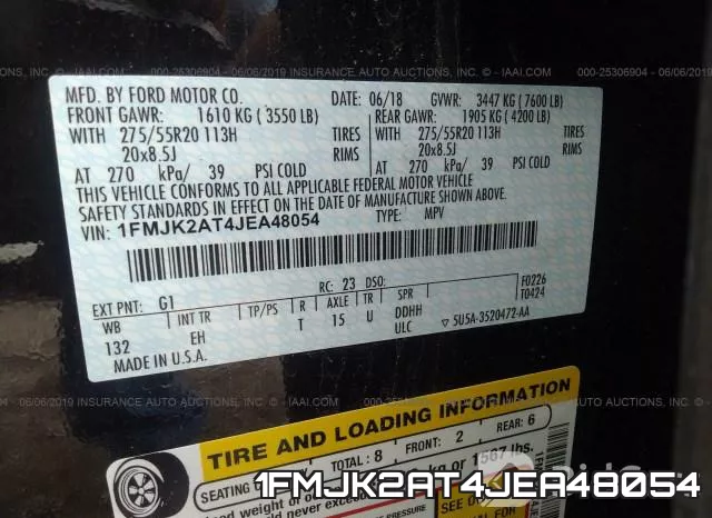 1FMJK2AT4JEA48054 фото 10