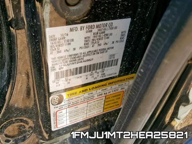 1FMJU1MT2HEA25821 фото 2