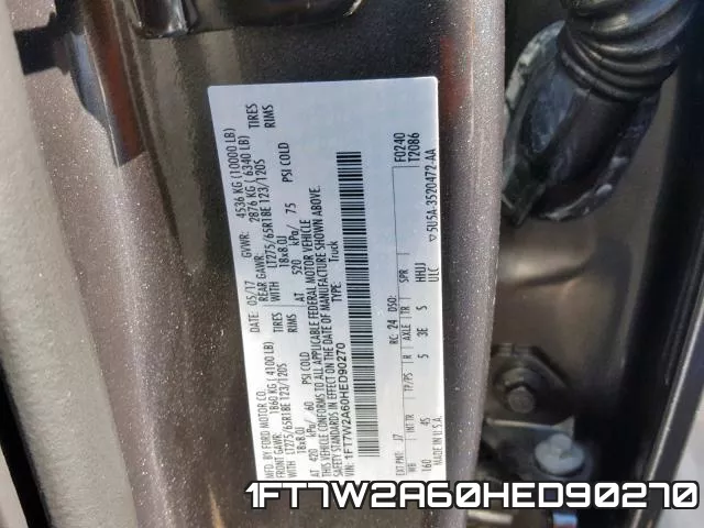 1FT7W2A60HED90270 фото 2