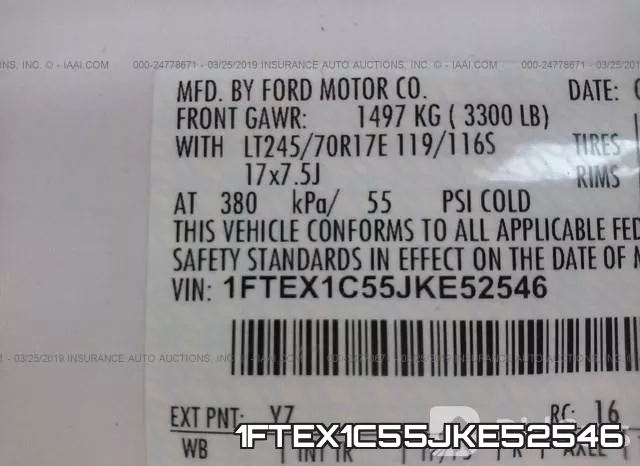 1FTEX1C55JKE52546 фото 10