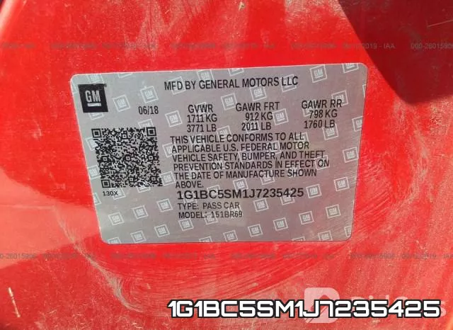 1G1BC5SM1J7235425 фото 10