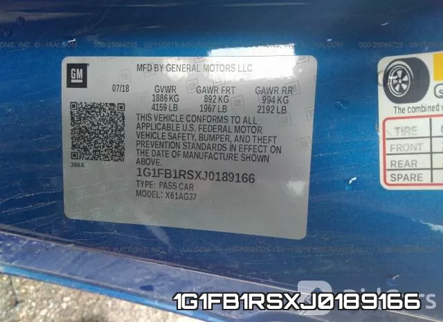 1G1FB1RSXJ0189166 фото 10