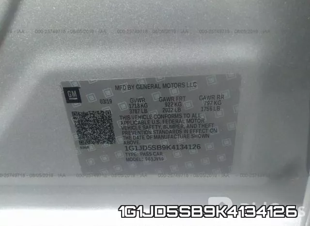 1G1JD5SB9K4134126 фото 10