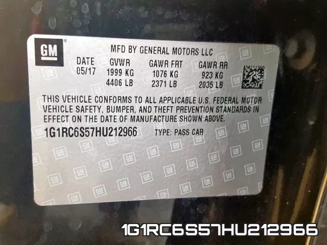1G1RC6S57HU212966 фото 2