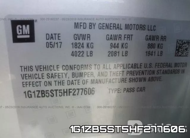 1G1ZB5ST5HF277606 фото 10