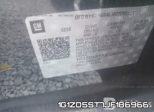 1G1ZD5ST7JF186966 фото 10