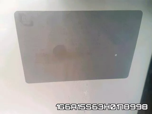 1G6A15S63H0178998 фото 2