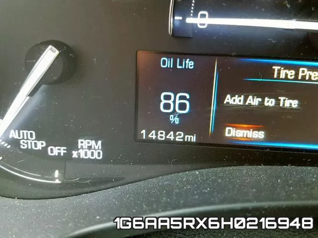 1G6AA5RX6H0216948 фото 9