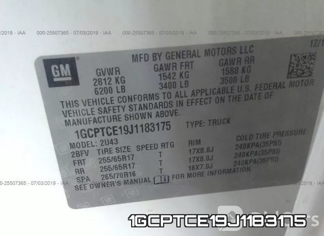 1GCPTCE19J1183175 фото 10