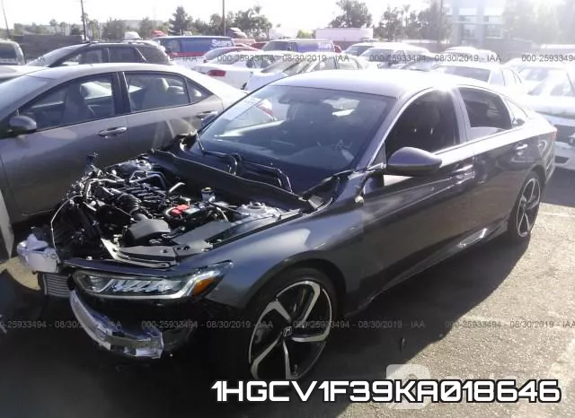 1HGCV1F39KA018646 фото 3