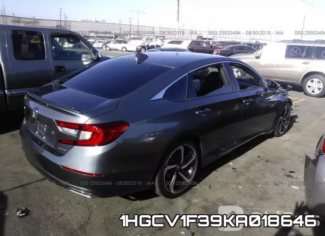 1HGCV1F39KA018646 фото 5