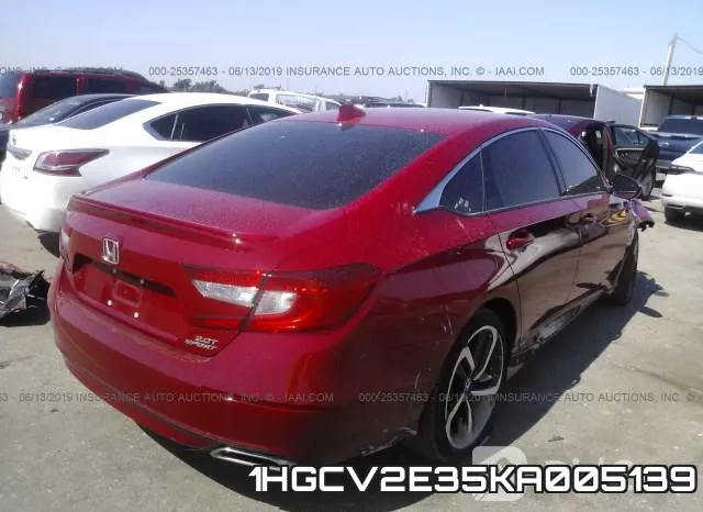 1HGCV2E35KA005139 фото 5