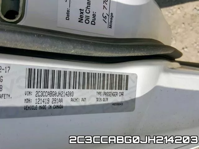2C3CCABG0JH214203 фото 2