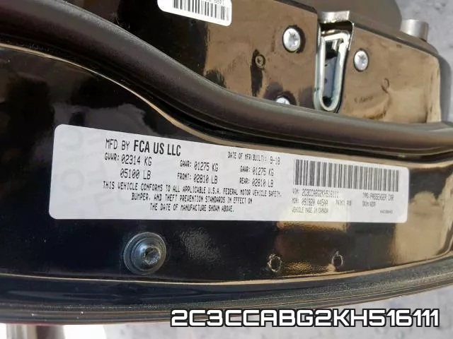 2C3CCABG2KH516111 фото 2