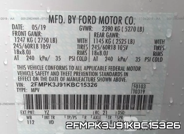 2FMPK3J91KBC15326 фото 10