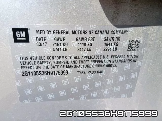 2G1105S36H9175999 фото 2