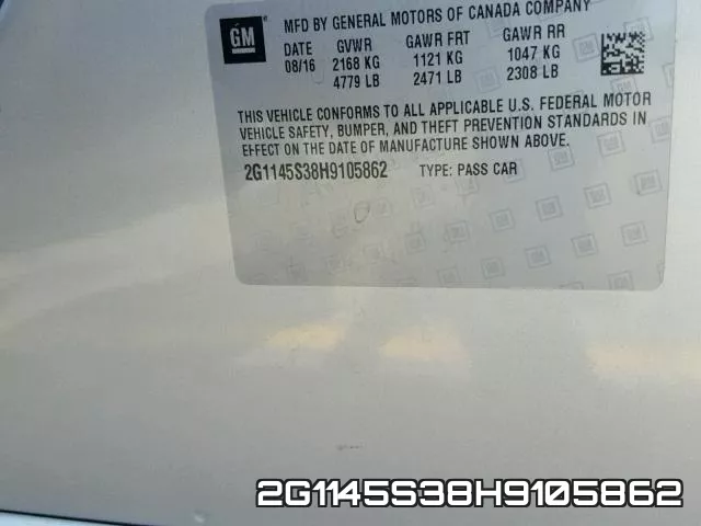 2G1145S38H9105862 фото 2