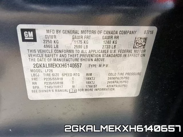 2GKALMEKXH6140657 фото 2