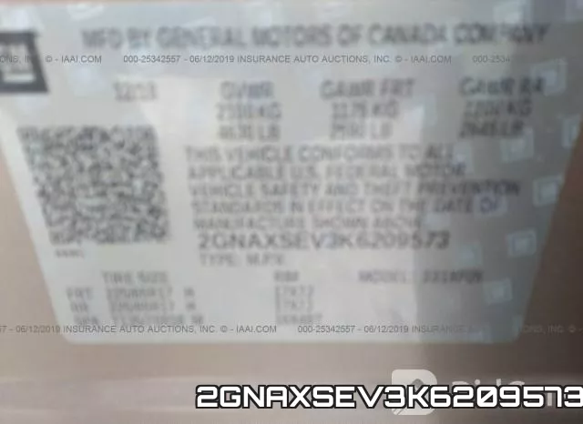 2GNAXSEV3K6209573 фото 10