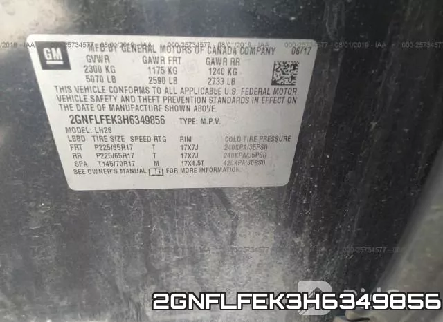 2GNFLFEK3H6349856 фото 10