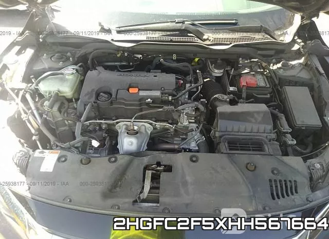 2HGFC2F5XHH567664 фото 2