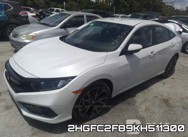 2HGFC2F89KH511300 фото 3