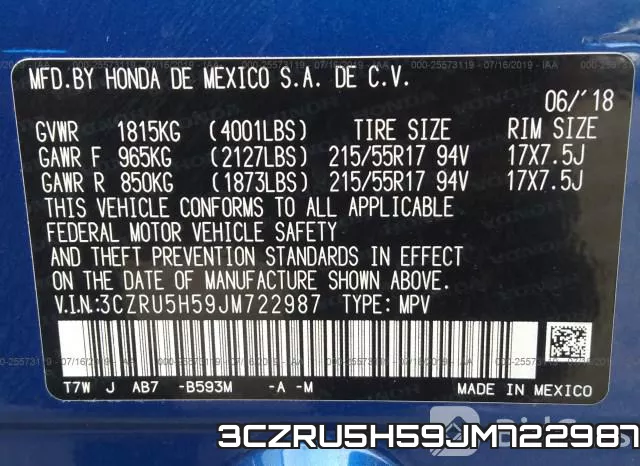 3CZRU5H59JM722987 фото 10
