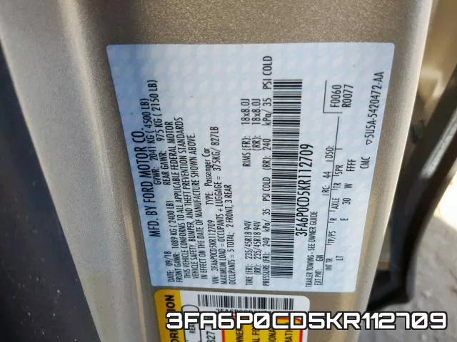 3FA6P0CD5KR112709 фото 2