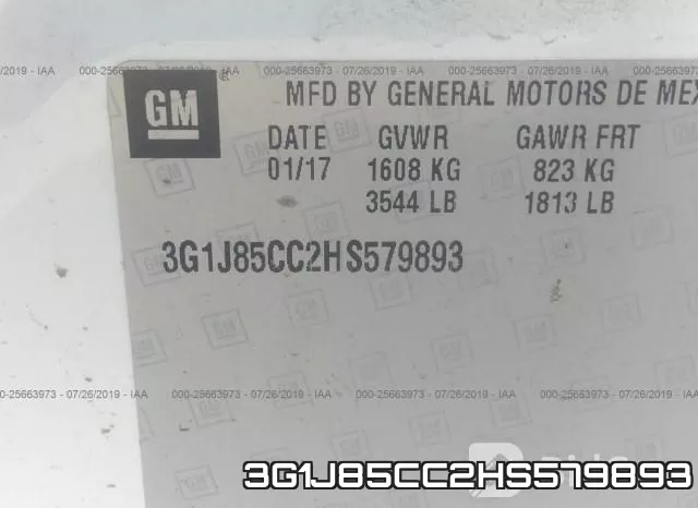 3G1J85CC2HS579893 фото 10