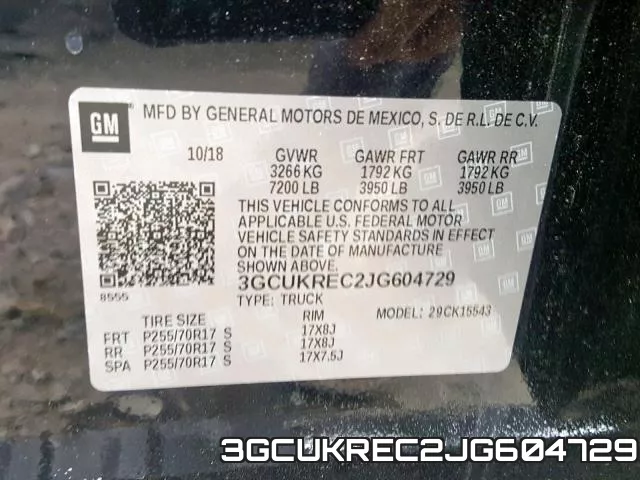 3GCUKREC2JG604729 фото 2