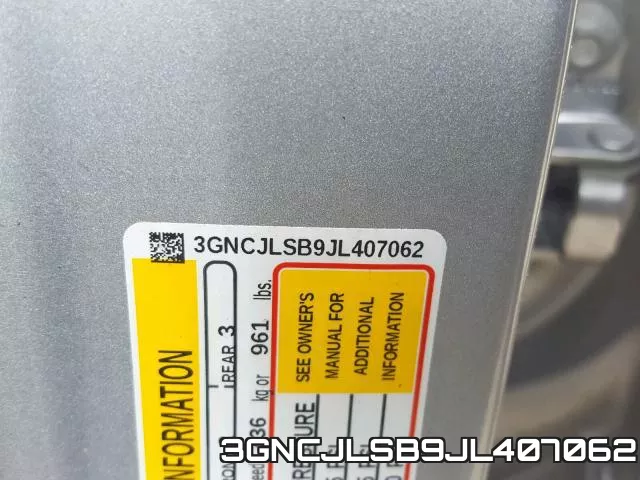 3GNCJLSB9JL407062 фото 2