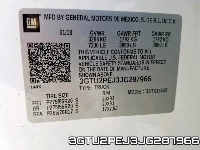 3GTU2PEJ3JG287966 фото 2