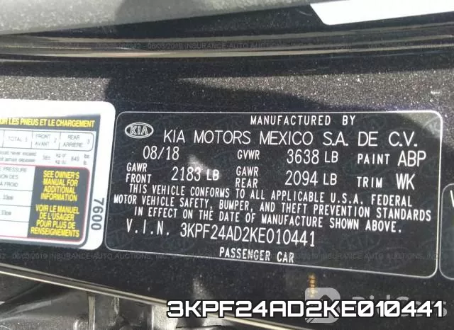3KPF24AD2KE010441 фото 10