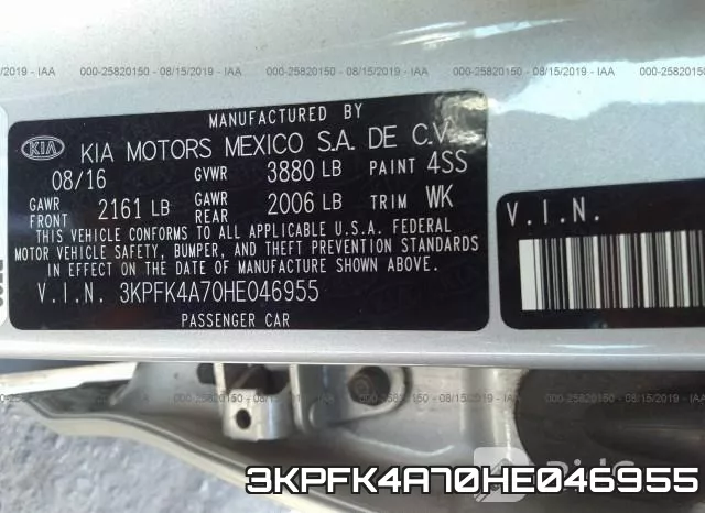 3KPFK4A70HE046955 фото 10